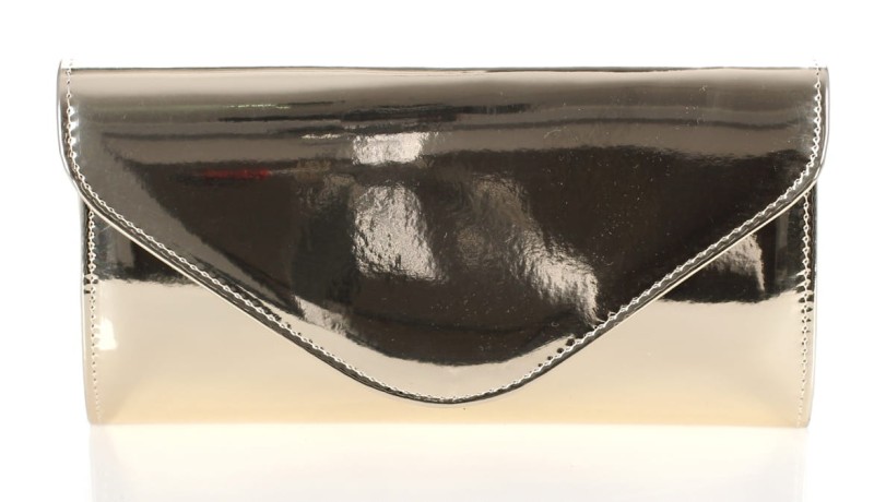 Modna złota kopertówka Metalik W35L