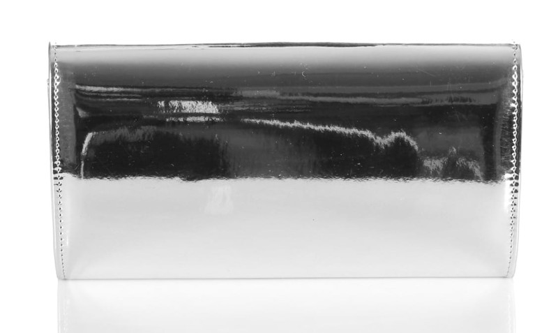 Modna srebrna kopertówka Metalik W35L