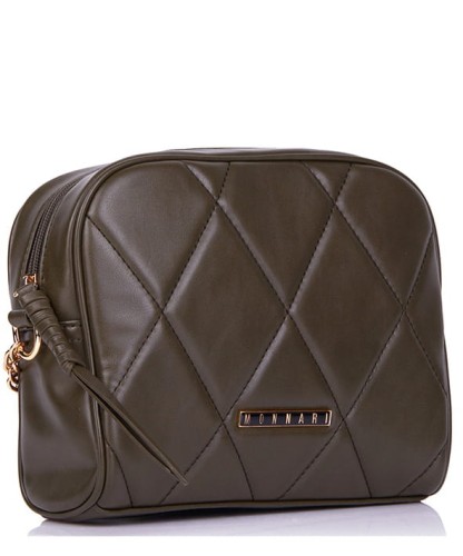 Zielona pikowana listonoszka Monnari