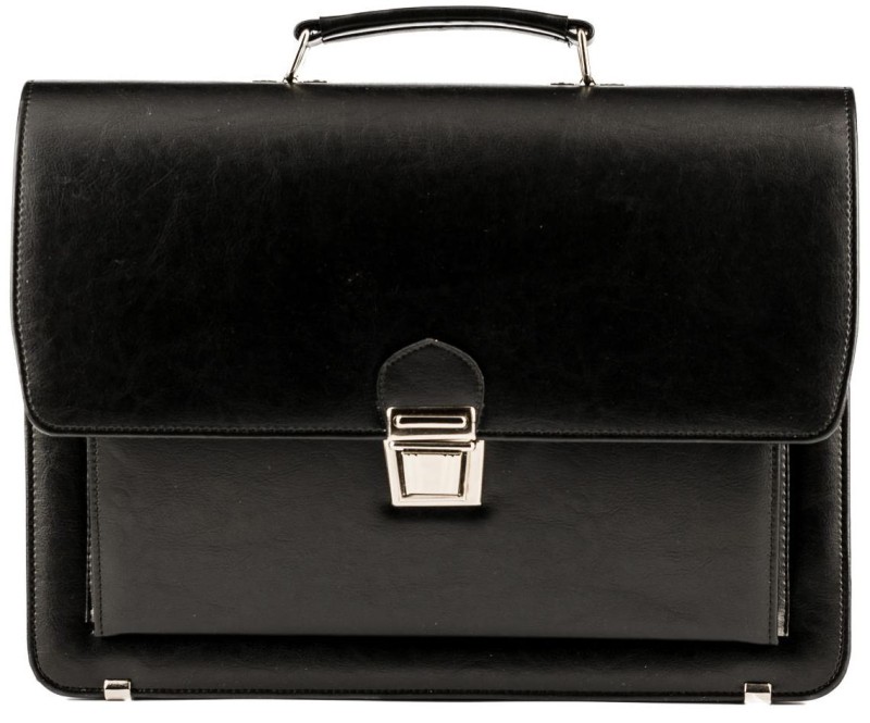 Czarna teczka męska AKTÓWKA neseser T09