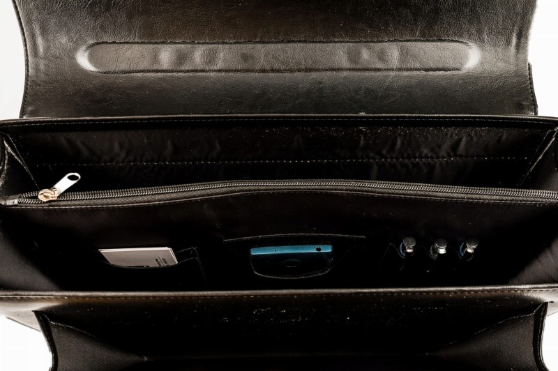 Brązowa Teczka męska AKTÓWKA neseser T09