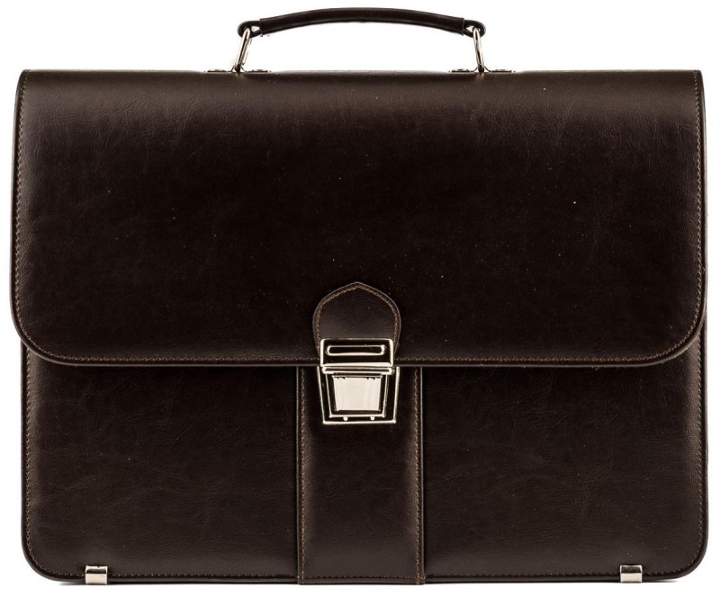 Brązowa teczka męska AKTÓWKA neseser T08