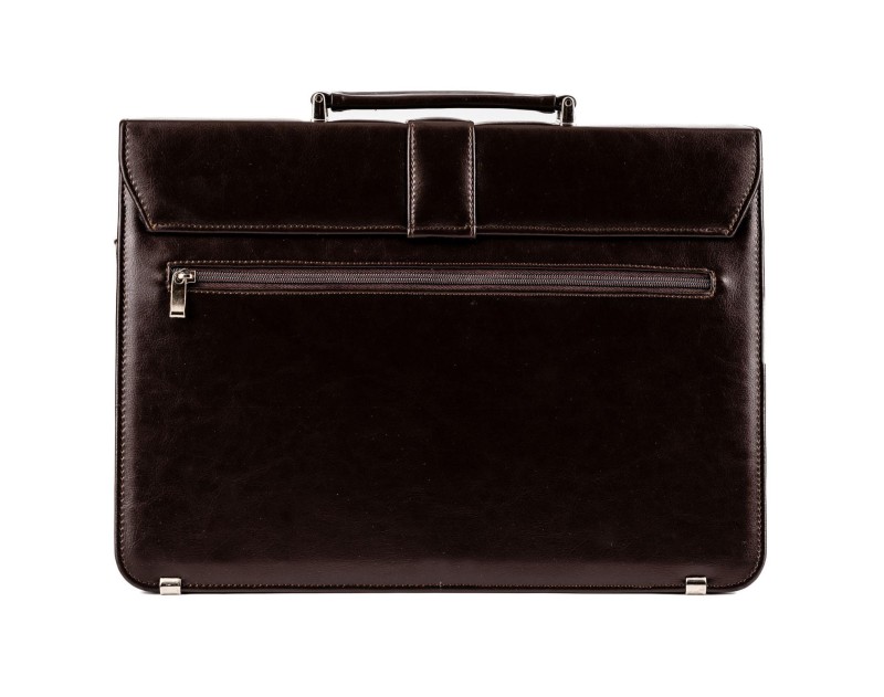 Brązowa AKTÓWKA męska Neseser T11