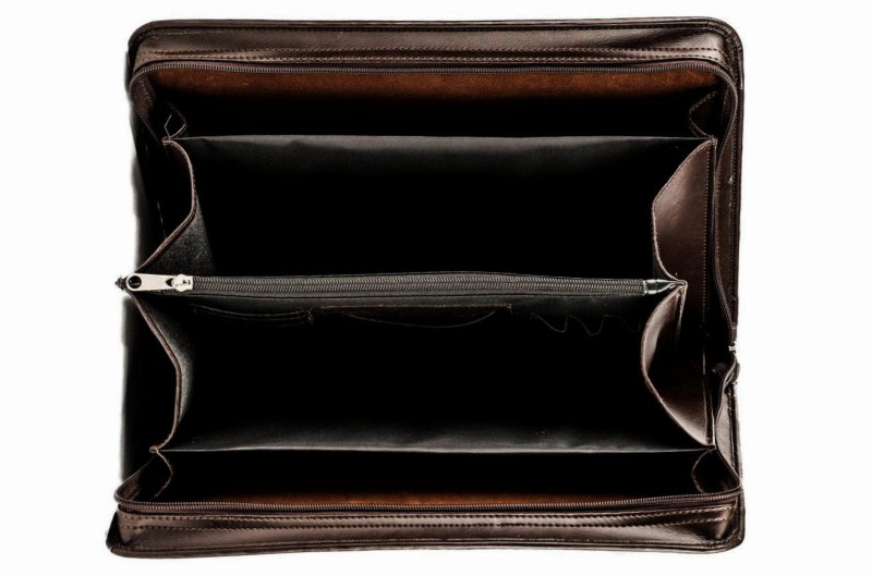 Brązowa Aktówka Neseser Teczka konferencyjna A4