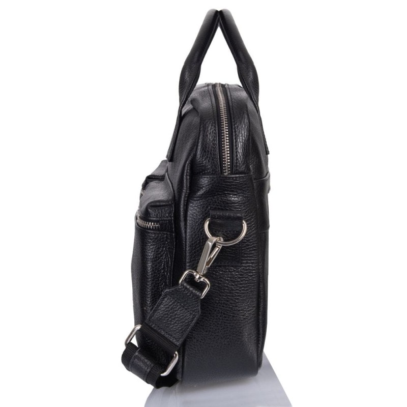 Czarna torba męska SKÓRA