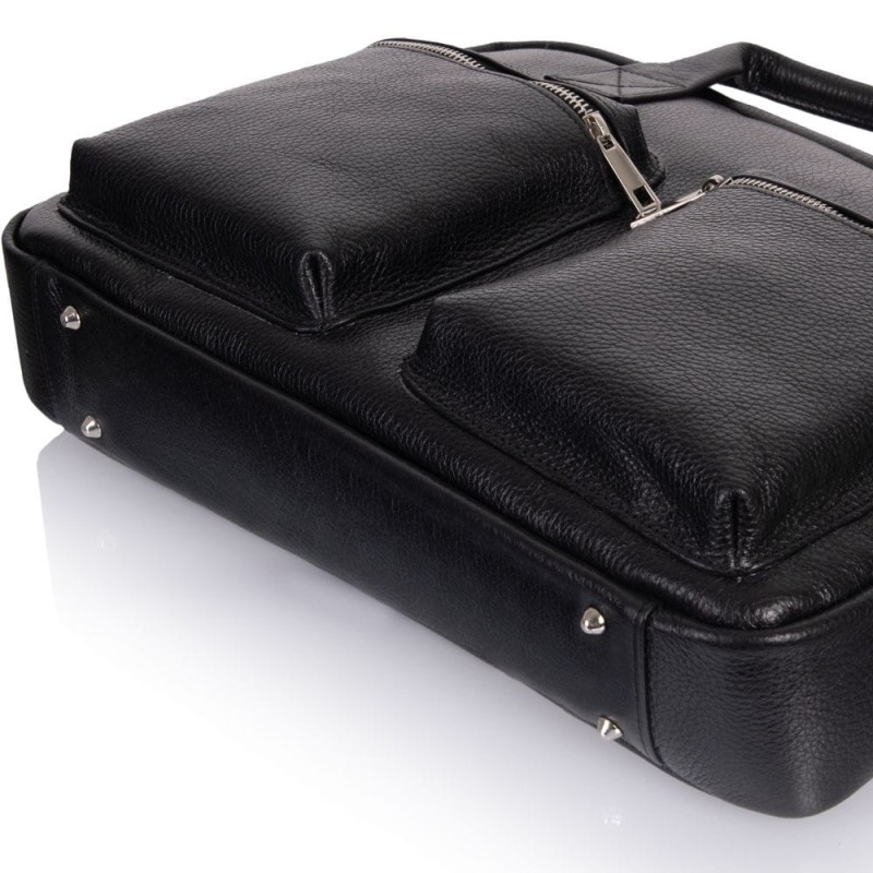 Czarna torba męska SKÓRA