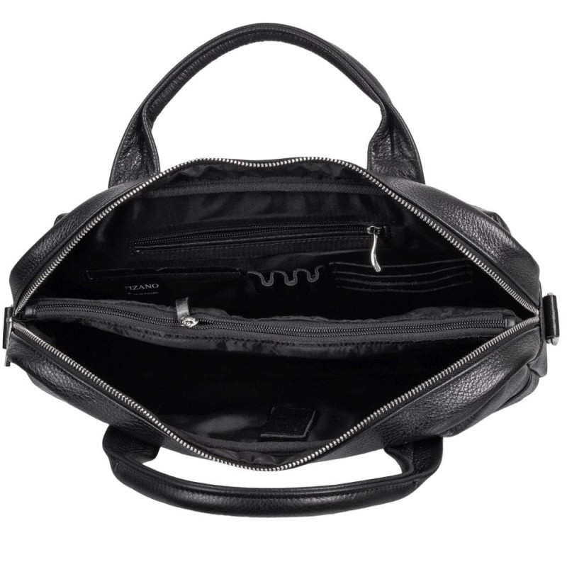 Czarna torba męska SKÓRA