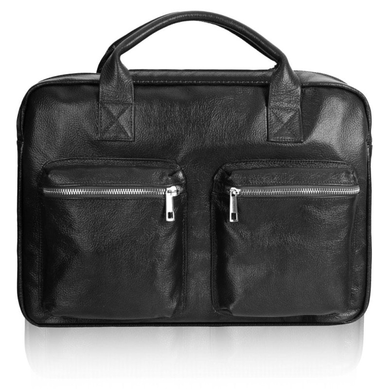 Czarna torba męska SKÓRA
