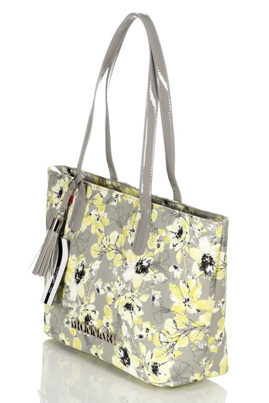 MONNARI Modna pakowna torba w kwiaty