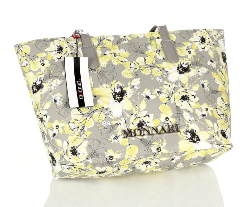 MONNARI Modna pakowna torba w kwiaty