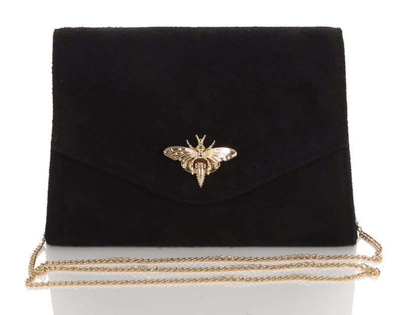 Kopertówka na łańcuszku ZAMSZ NATURALNY