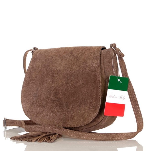 mała torebka zamszowa