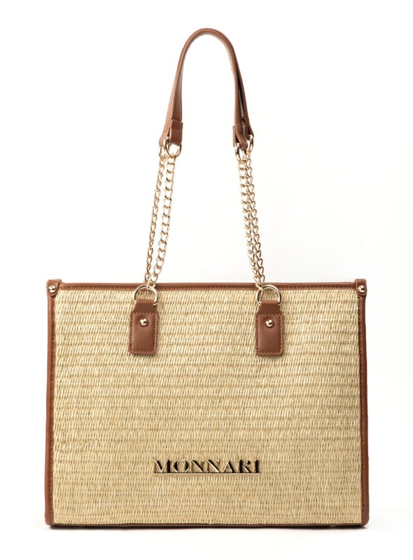 Pakowna torba Monnari Plecionka