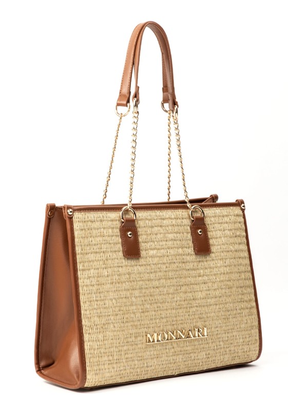 Pakowna torba Monnari Plecionka