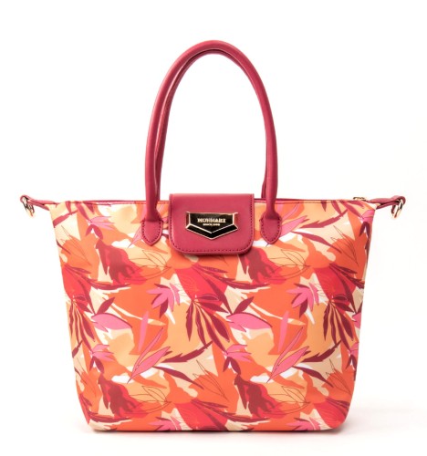 Zgrabny shoper w kwiaty Monnari