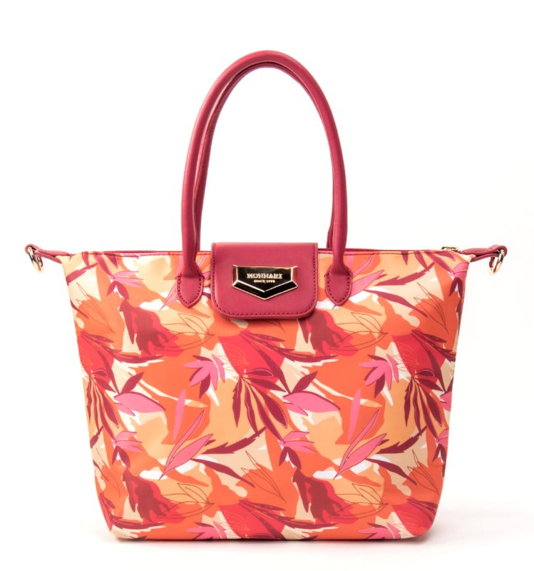 Zgrabny shoper w kwiaty Monnari