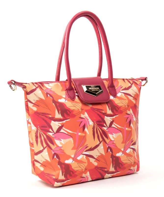 Zgrabny shoper w kwiaty Monnari