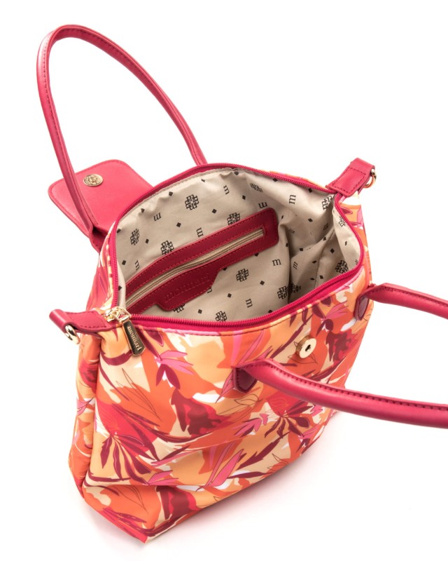 Zgrabny shoper w kwiaty Monnari