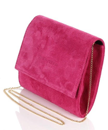 Kopertówka na łańcuszku ZAMSZ NATURALNY