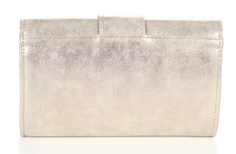 Wyjątkowa złota kopertówka na łańcuszku