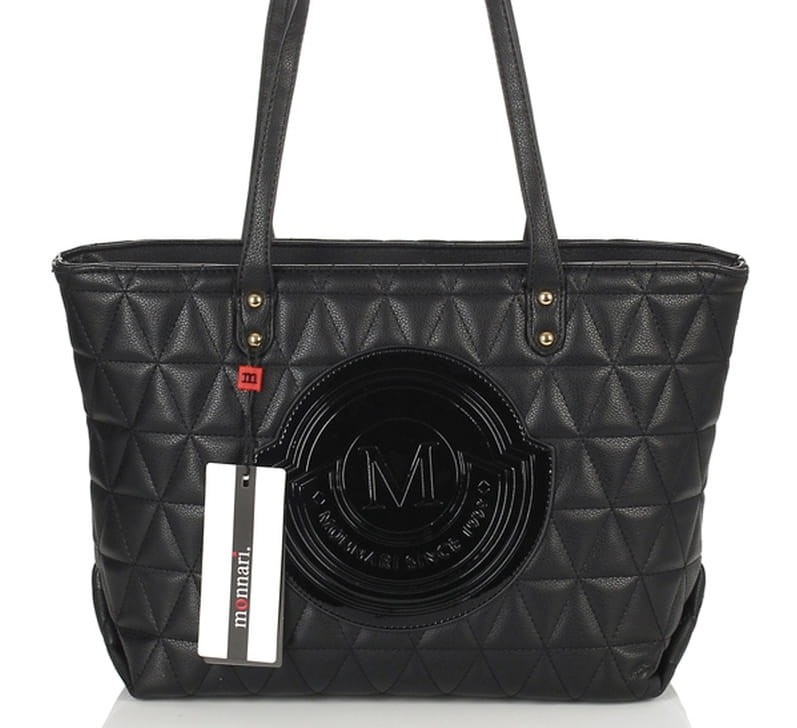 czarny shopper Monnari
