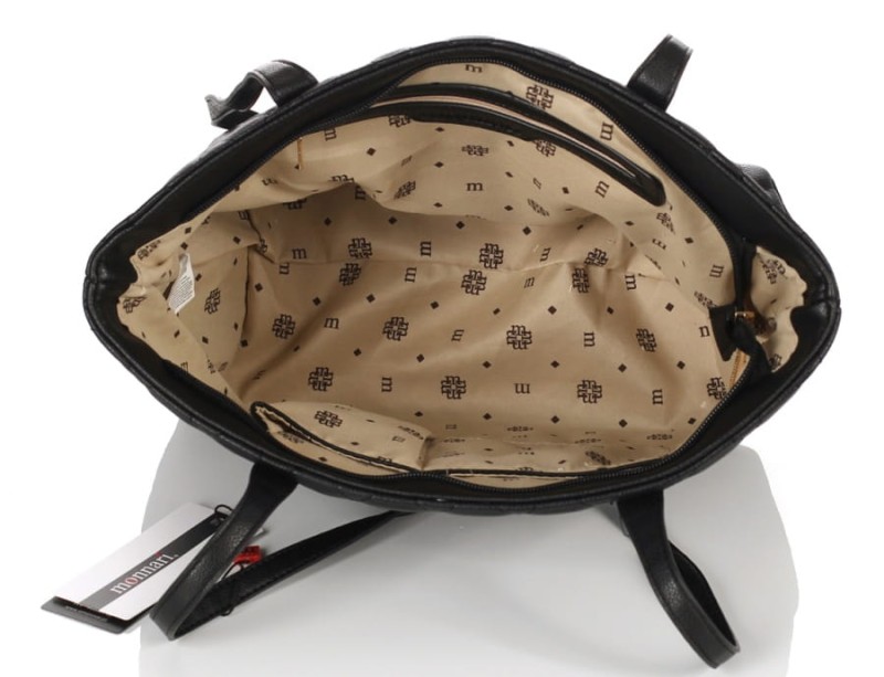 czarny shopper Monnari