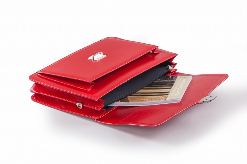 Elegancka teczka Tizano T07 czerwona