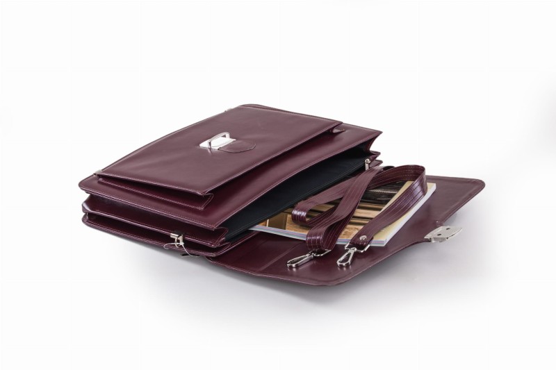 Elegancka teczka Tizano T07 bordo