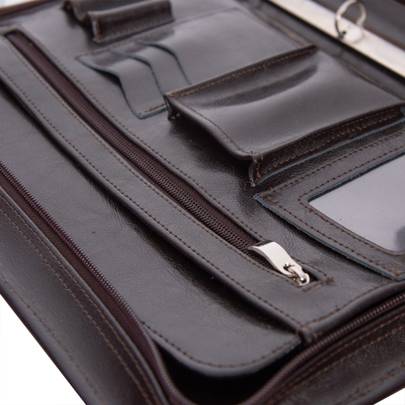 Aktówka Męska A4 ze Skóry Naturalnej