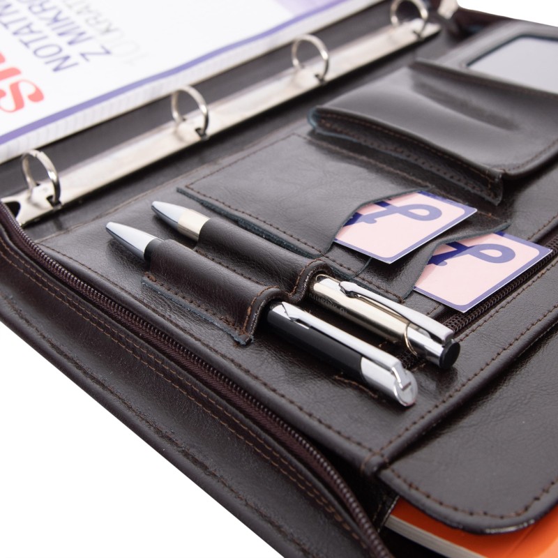 Aktówka Męska A4 ze Skóry Naturalnej