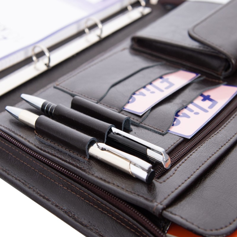 Skórzany biwuar A4 – Polska galanteria