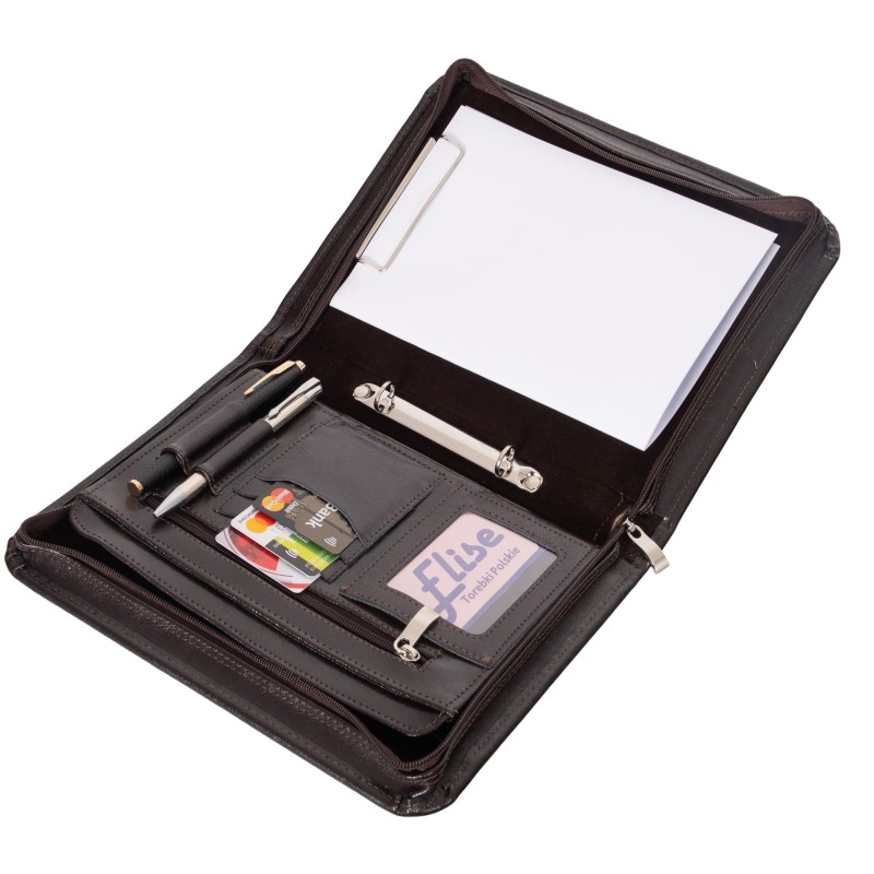 Skórzana aktówka męska A5 Tizano BWS08