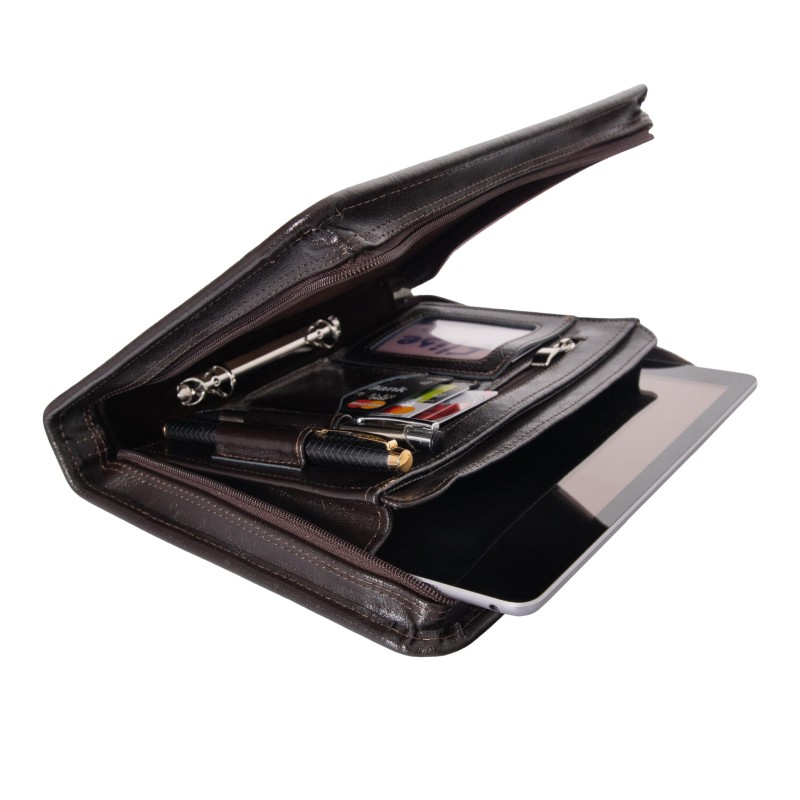 Skórzana aktówka męska A5 Tizano BWS08