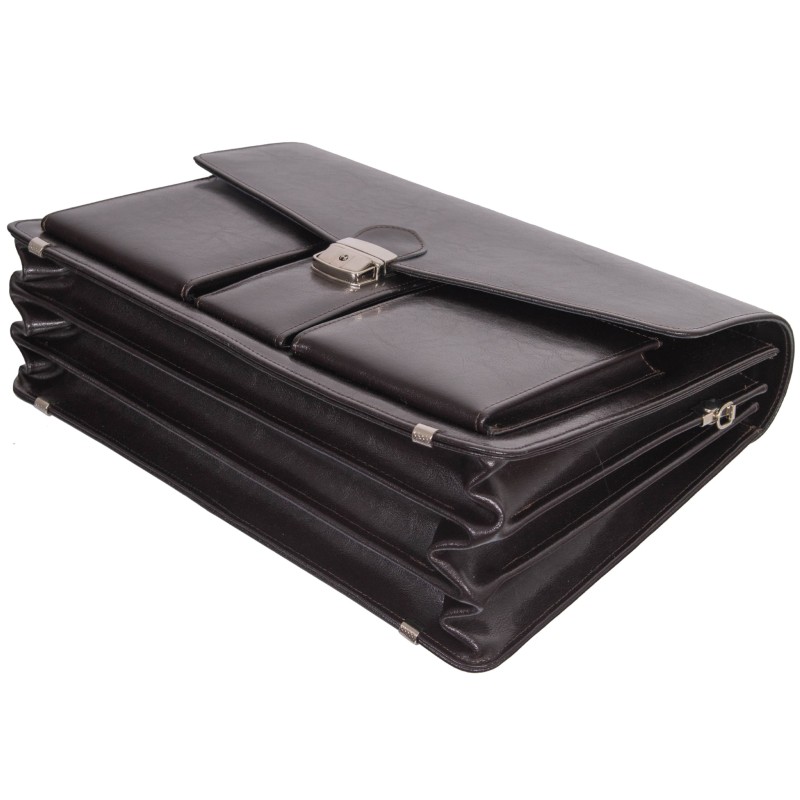 Skórzana Aktówka Męska na Laptopa