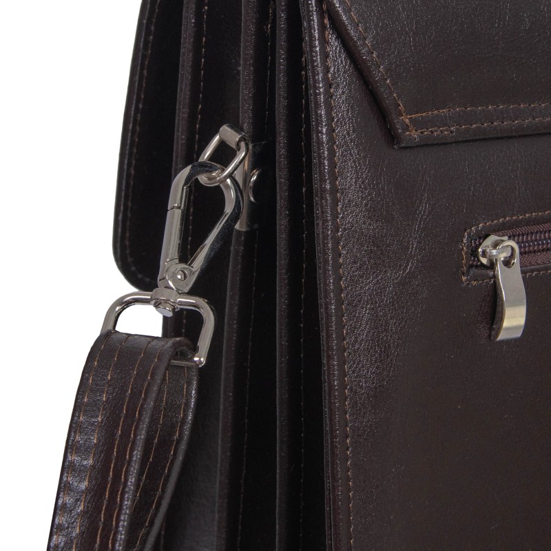 Skórzana Aktówka Męska na Laptopa