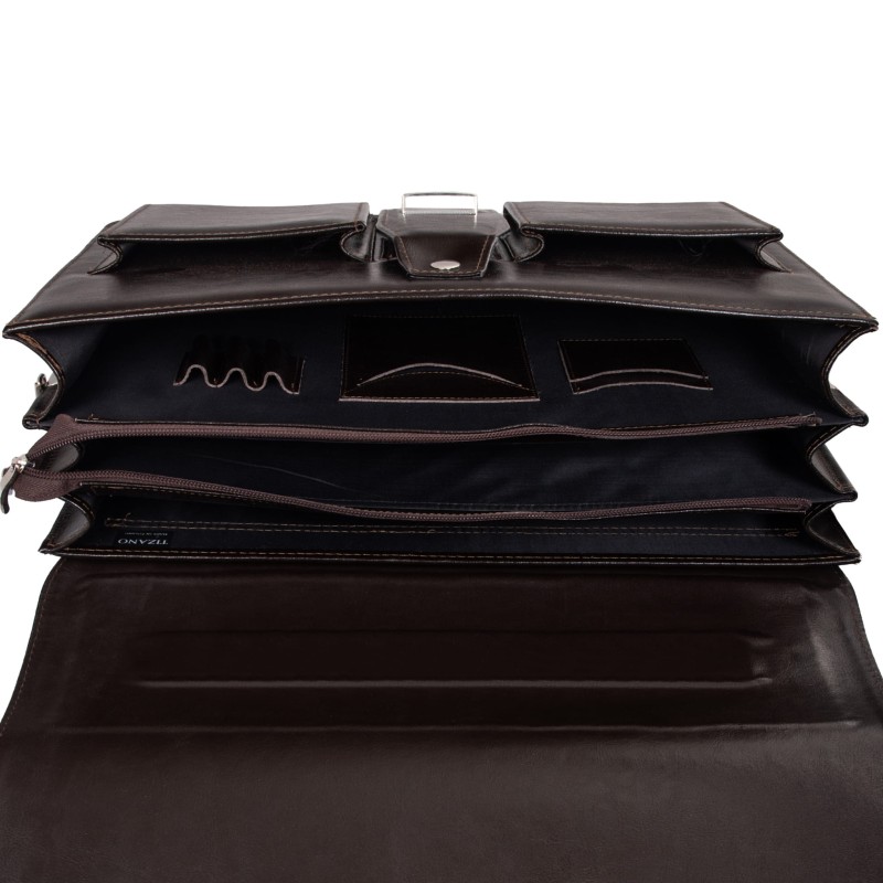 Skórzana Aktówka Męska na Laptopa