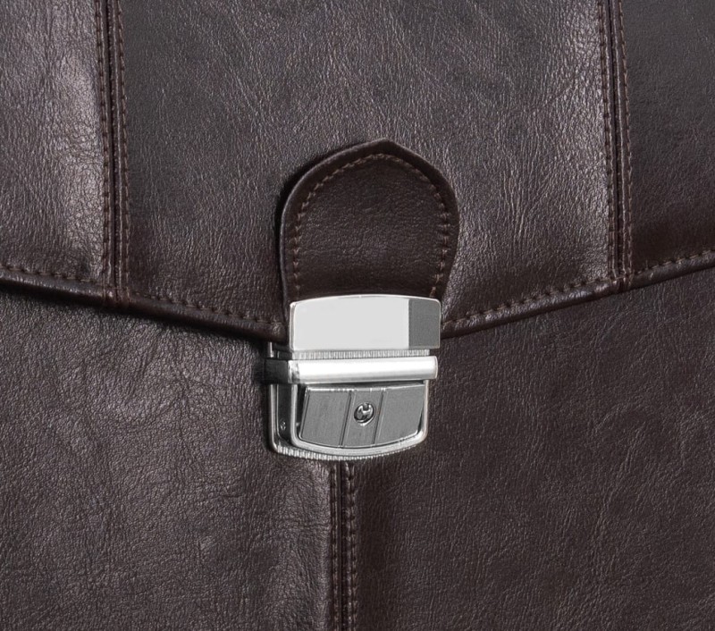 Ekskluzywna teczka męska Tizano – Skórzana aktówka na laptopa 15,6" z naturalnej skóry