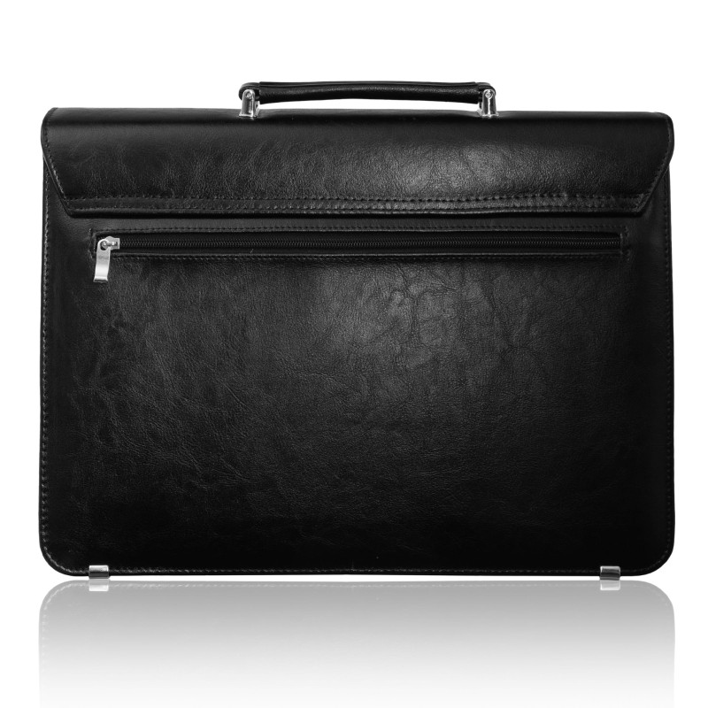 Aktówka męska skórzana Tizano TS18 czarna