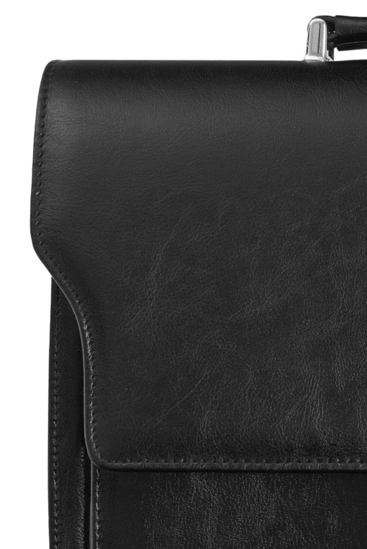 Aktówka męska skórzana Tizano TS18 czarna