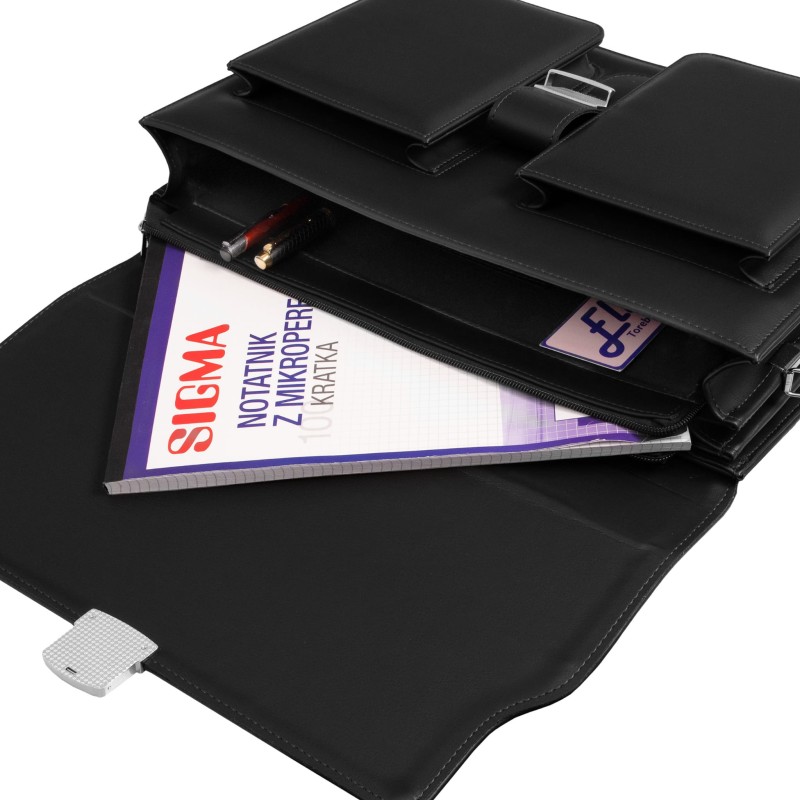 Funkcjonalna aktówka Tizano T18 czarna