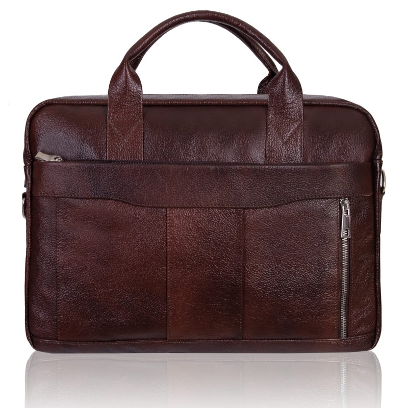 Torba męska skórzana Tizano TM02 czekolada