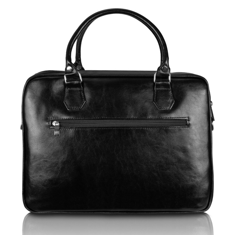 Czarna torba skórzana Tizano TM05