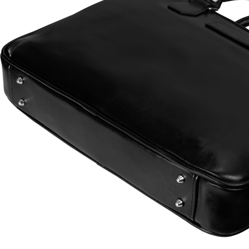 Czarna torba skórzana Tizano TM05
