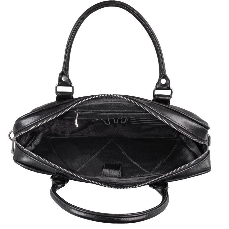 Czarna torba skórzana Tizano TM05