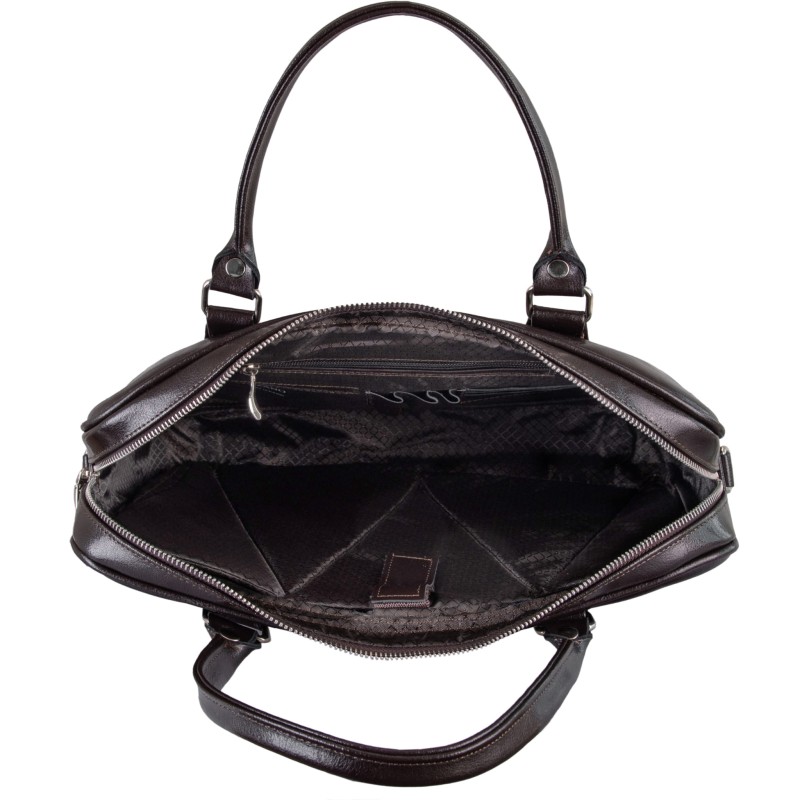 Brązowa torba skórzana Tizano