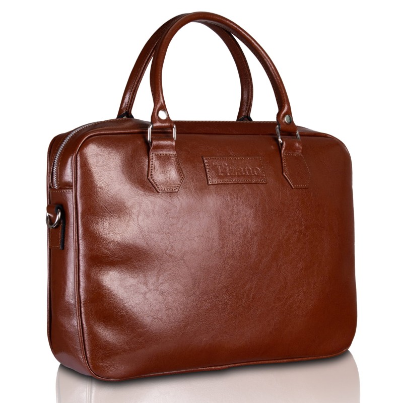 Brązowa torba skórzana Tizano TM05