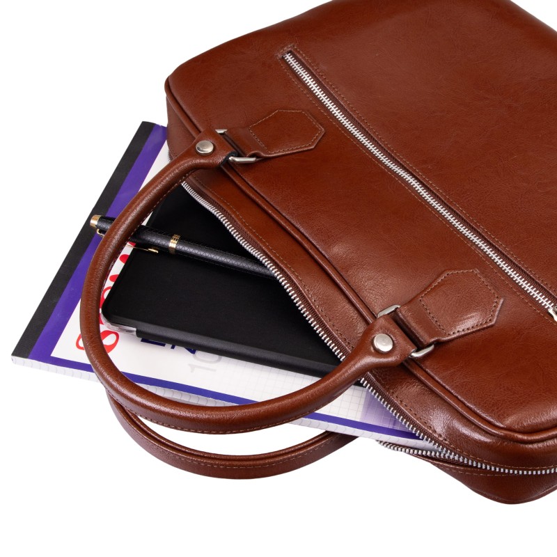 Brązowa torba skórzana Tizano TM05