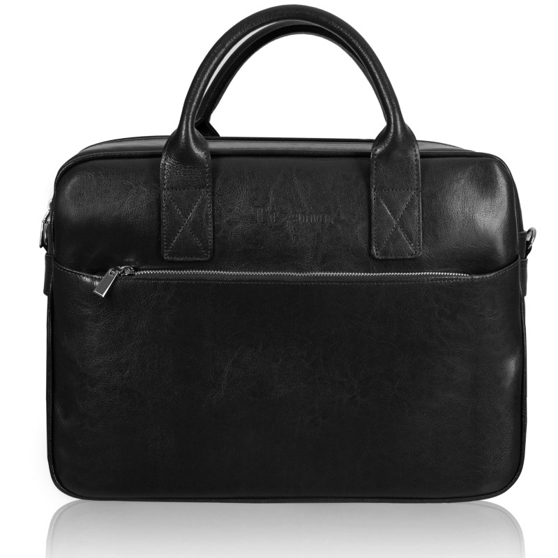 Skórzana torba Tizano TM06 czarna