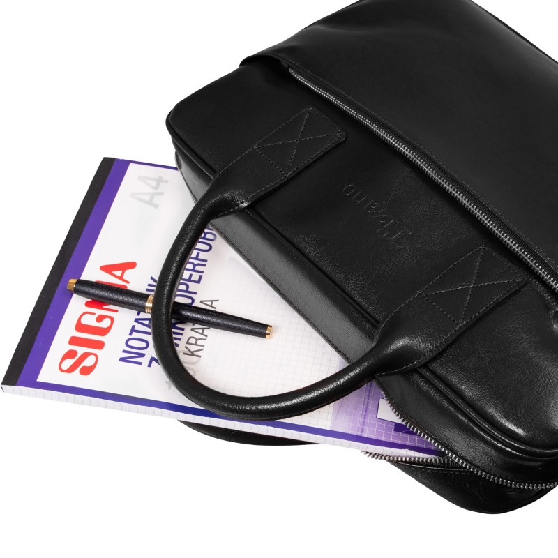 Skórzana torba Tizano TM06 czarna