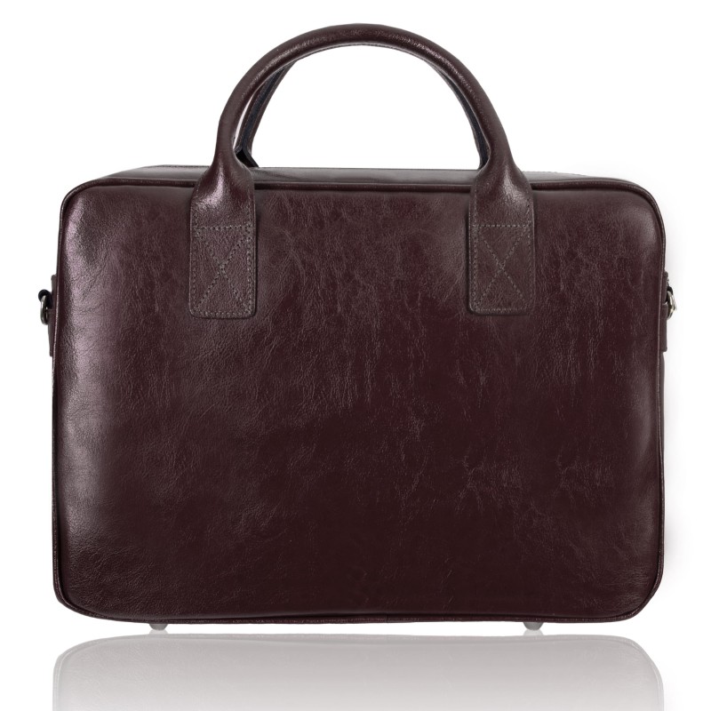 Skórzana torba Tizano TM06 Czekolada